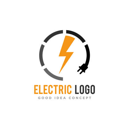Electrical Logo Design Vectorのイラスト素材