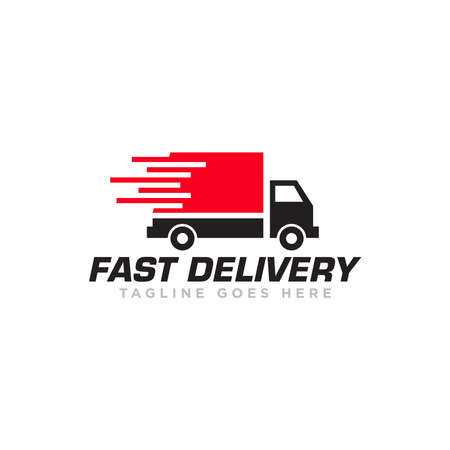 Fast Delivery Logo Icon Design Vectorのイラスト素材