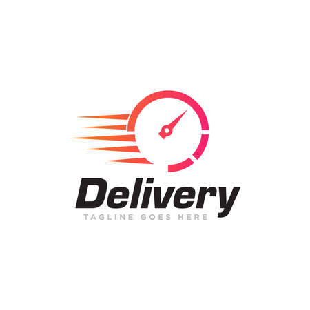 Fast Delivery Logo Icon Design Vectorのイラスト素材