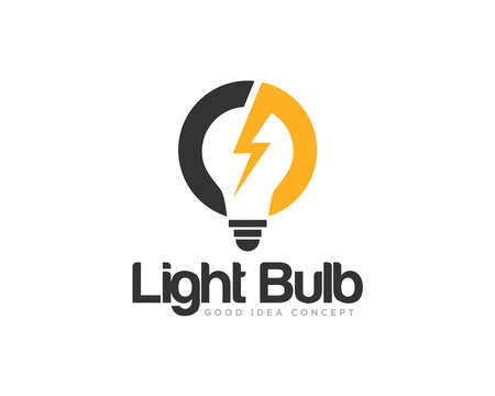 Light Bulb Logo Icon Design Vectorのイラスト素材