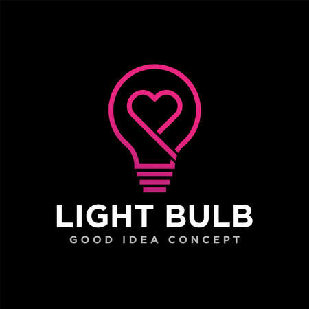 Light Bulb Logo Icon Design Vectorのイラスト素材