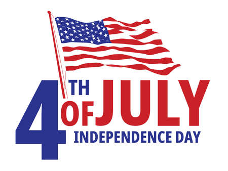 4th of July. USA independence day celebration.のイラスト素材