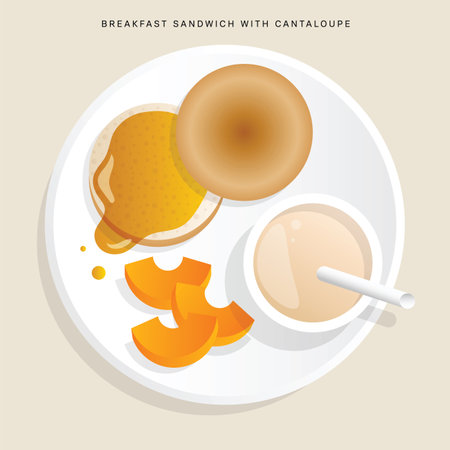 Healthy breakfast set. The concept of delicious and healthy food.の写真素材