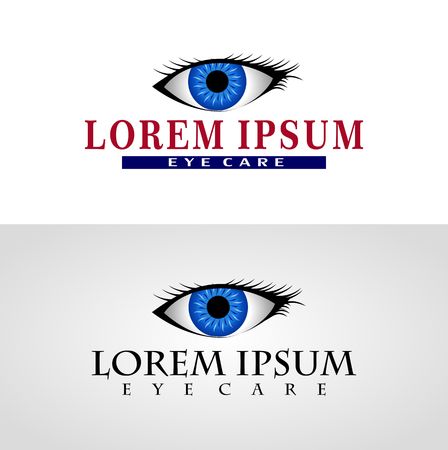 Eye Care Logo Conceptのイラスト素材