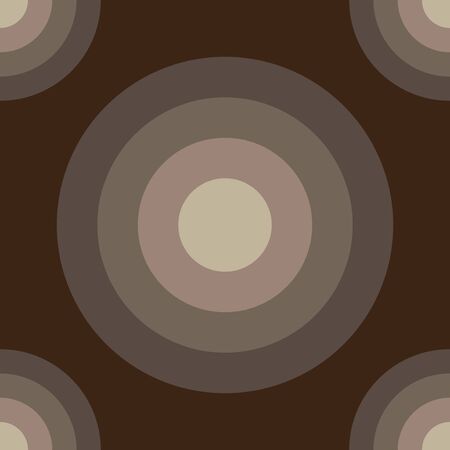 Abstract Ellipse Seamless Pattern Background Design Template, Gray, Brownのイラスト素材