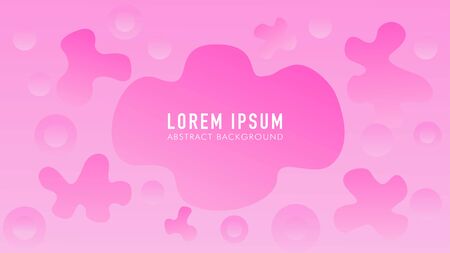 Pinky Abstract Liquid Background, Colorful Gradationのイラスト素材