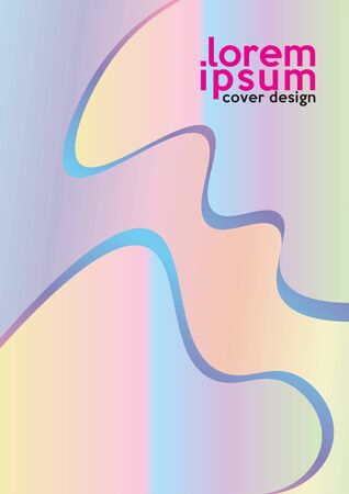 Minimal covers design. Colorful halftone gradients. Future geometric patterns. very suitable for your work project. Vector Eps10のイラスト素材