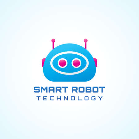 Illustration Graphic of Robot Head with Antenna.のイラスト素材