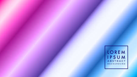 Diagonal tube illustration with neon color gradient. Abstract background design template.のイラスト素材