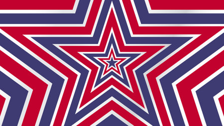 American flag scheme star pattern background. Perfect for USA independence day celebration background.のイラスト素材