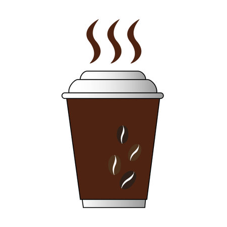 cup coffee icon vector illustratorのイラスト素材
