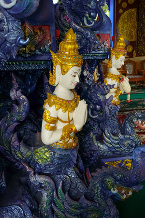 Thailand temple artの写真素材