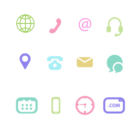 Contact Iconのイラスト素材