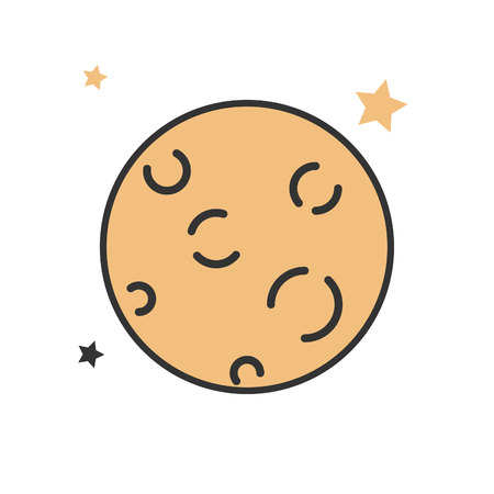 jupiter conceptual spaceのイラスト素材