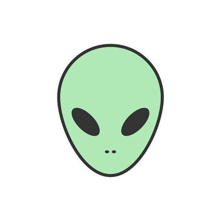 alien conceptual space vectorのイラスト素材