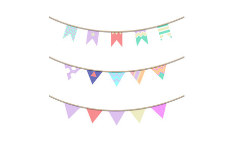 Bunting Vectorのイラスト素材