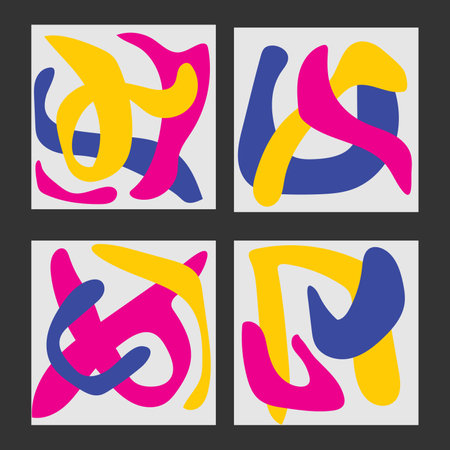 Set of patterns vectorの写真素材