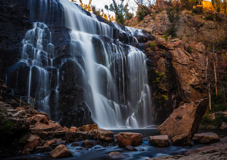 Long exposure waterfall, Grampians National Parkの写真素材
