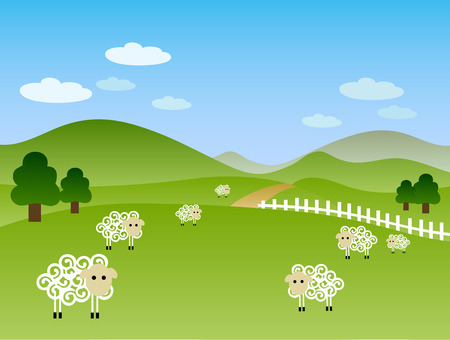 landscapeのイラスト素材