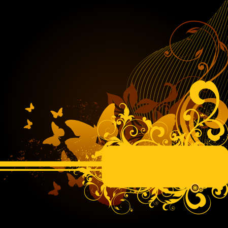 floral backgroundのイラスト素材