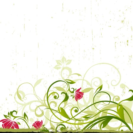 floral backgroundのイラスト素材