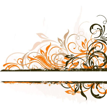 floral backgroundのイラスト素材