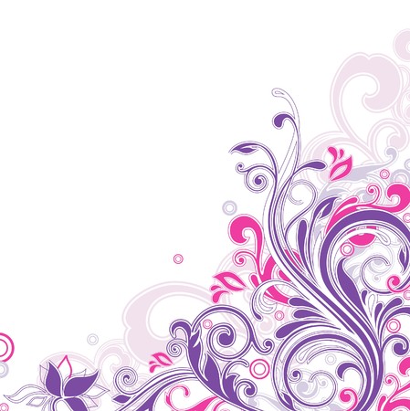 floral backgroundのイラスト素材