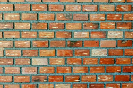 Red brick wall background