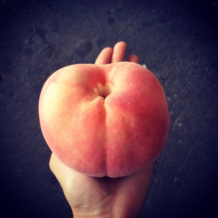 Peach in handの素材