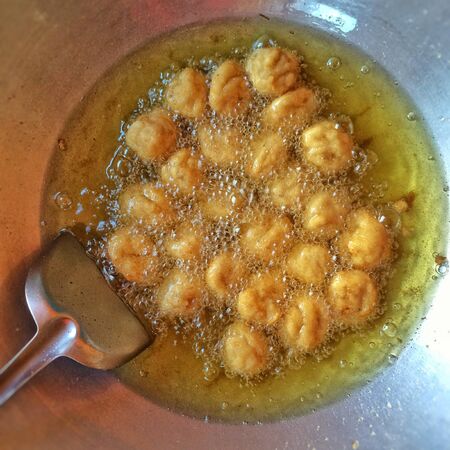 Deep fried shrimp balls