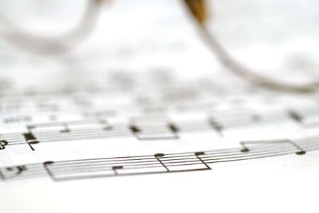 musical noteの写真素材