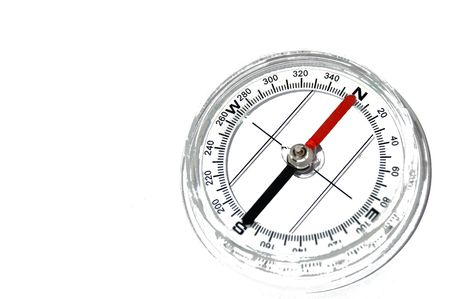 compas isolated on whiteの写真素材