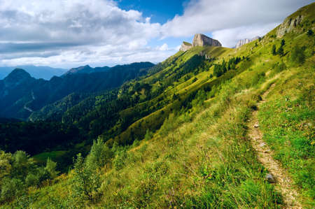 high mountain in Caucasus Thachの写真素材