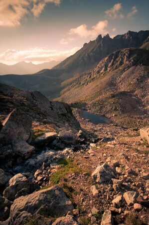 high mountain in Caucasus Arhizの写真素材