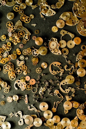 gears and cogs make an abstract backgroundの写真素材