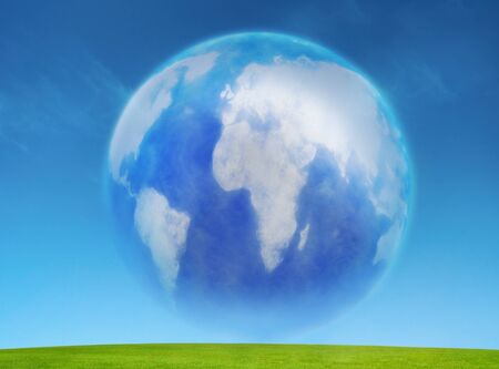 world map of Earthの写真素材
