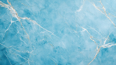 Abstract blue marble texture with veining patterns.の素材