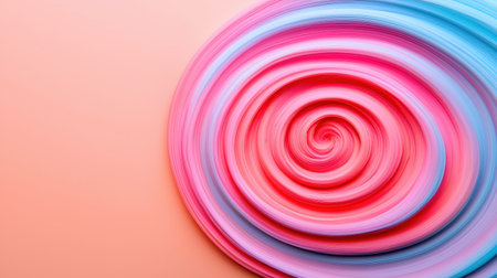 Abstract swirls of soft pastel colors gentle movement tranquil mood diffused natural light overhead shot minimalist setting, Realistic Photoの素材