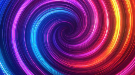 Abstract light patterns in motion swirling colors energetic vibe studio setting top-down view showcasing creativity, Realistic Photoの素材