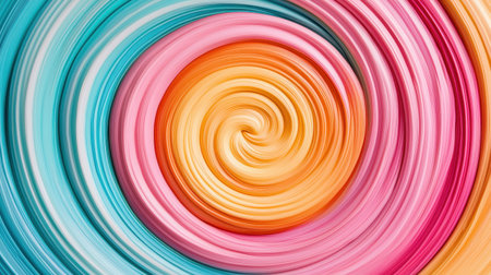 Vibrant swirls of color blending seamlessly dynamic motion energetic mood bright ambient light close-up abstract shotの素材