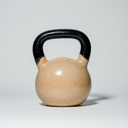 Simple and Elegant Kettlebell Designed for Strength Training, Fitness Activities, Gym Workouts, and Home Exercise Routines for All Levelsの素材