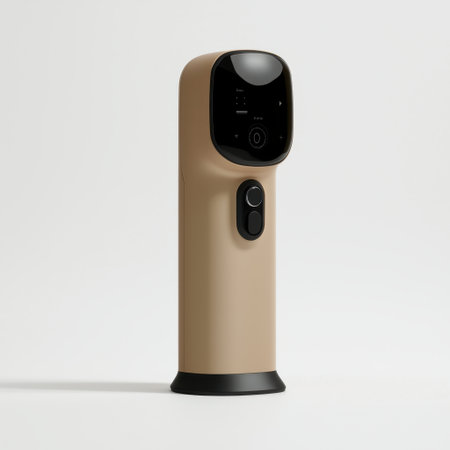 Sleek and Modern Handheld Device for Versatile Functionality in a Minimalist Design, Perfect for Home and Office Use with User-Friendly Featuresの素材