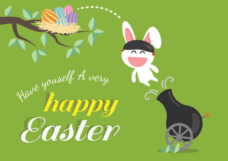 Happy easter day for card designのイラスト素材