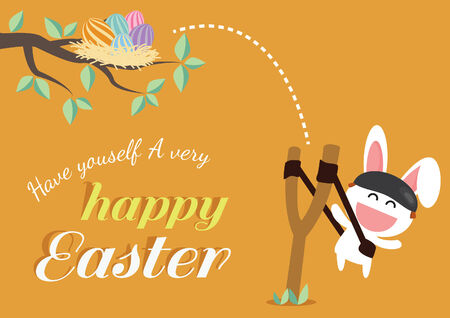 happy easter day for card design