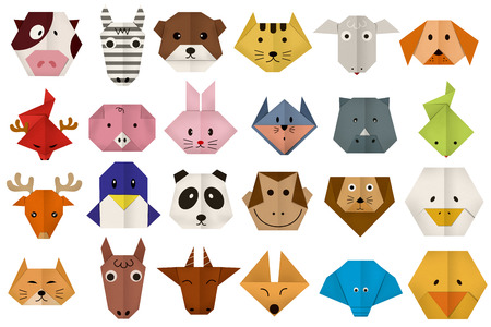 origami paper all animal face origami paper all animal face