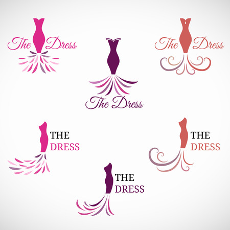 The woman dress  set designのイラスト素材
