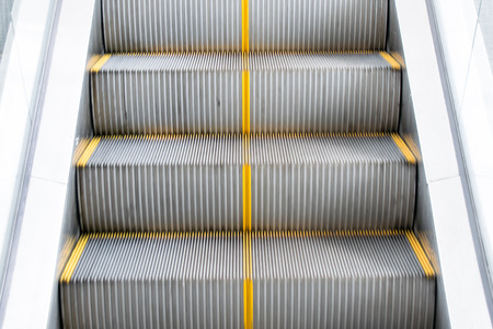 Close up Escalators stairway to transport peopleの写真素材