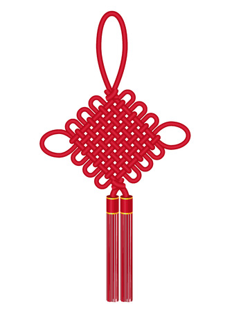 Chinese knot (symbol of good luck) vector designのイラスト素材