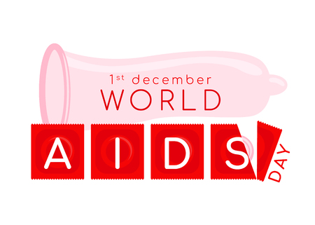 World aids day bannerのイラスト素材