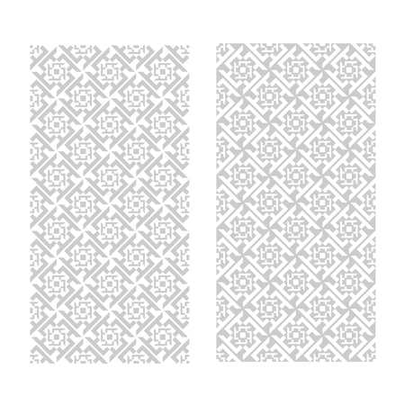 Gray geometric diamond wind turbine normal and inverse pattern abstract seamless  vector backgroundのイラスト素材